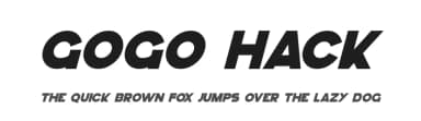 GoGo Hack by Hawtpixel — Sans Serif Font — thumbnail 1