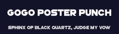 GoGo Poster Punch by Hawtpixel — Sans Serif Font — thumbnail 2