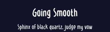 Going Smooth by Alexa — Script Handwritten Font — thumbnail 2