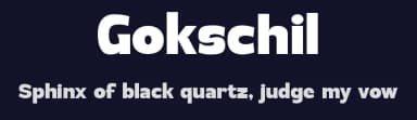 Gokschil by Rhtypefoundry — Sans Serif Font — thumbnail 2