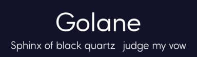 Golane by Craft Supply Co. — Sans Serif Font — thumbnail 2
