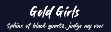 Gold Girls by Colllab Studio — Script Handwritten Font — thumbnail 2