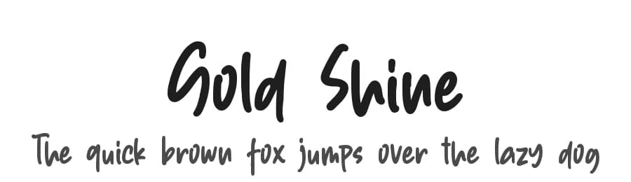Gold Shine by DM Letter Studio - Dimas Prasetyo — Script Handwritten Font