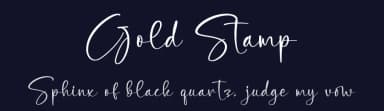 Gold Stamp by Letterena Studios — Script Handwritten Font — thumbnail 2