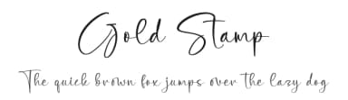 Gold Stamp by Letterena Studios — Script Handwritten Font — thumbnail 1