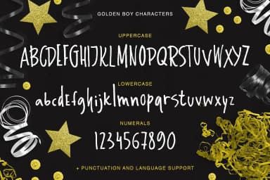 Golden Boy Font by Favete Art — Script Handwritten Font — thumbnail 4