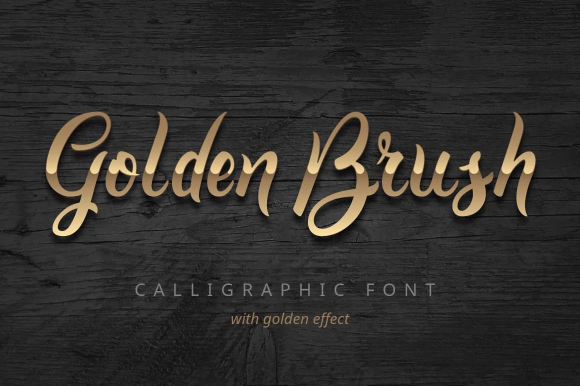 Golden Brush Font by Gleb Guralnyk — Script Handwritten Font