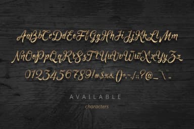 Golden Brush Font by Gleb Guralnyk — Script Handwritten Font — thumbnail 2