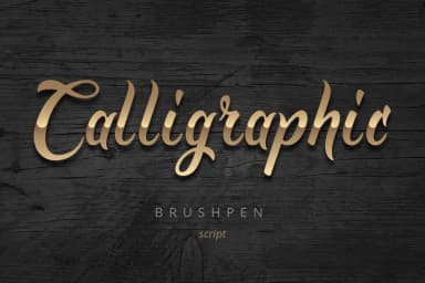Golden Brush Font by Gleb Guralnyk — Script Handwritten Font — thumbnail 3