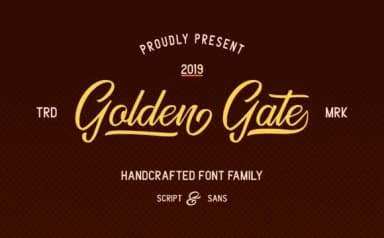 Golden Gate Duo Font by Adriansyah — Script Handwritten Font — thumbnail 1