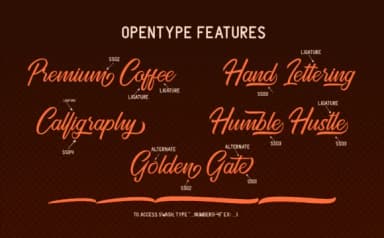 Golden Gate Duo Font by Adriansyah — Script Handwritten Font — thumbnail 3