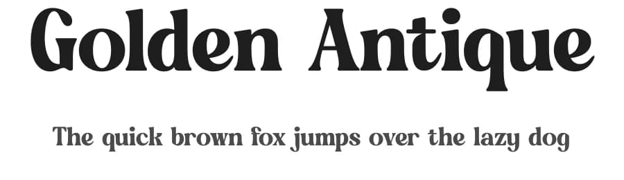 Golden Antique by Letterena Studios — Serif Font