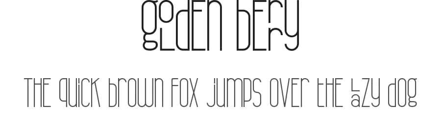 Golden Berry by RaisProject — Sans Serif Font