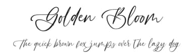 Golden Bloom by Damarletter — Script Handwritten Font — thumbnail 1