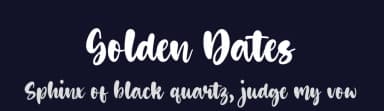 Golden Dates by Balpirick Studio — Script Handwritten Font — thumbnail 2