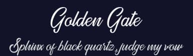 Golden Gate by Rivo Dwi Adriansyah — Script Handwritten Font — thumbnail 2