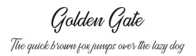 Golden Gate by Rivo Dwi Adriansyah — Script Handwritten Font — thumbnail 1