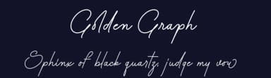 Golden Graph by Four Lines — Script Handwritten Font — thumbnail 2