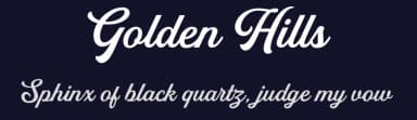 Golden Hills by Iqbal Habibi — Script Handwritten Font — thumbnail 2