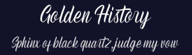 Golden History by Mozatype — Script Handwritten Font — thumbnail 2