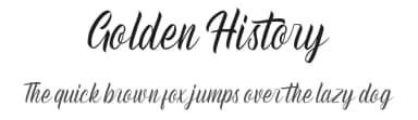 Golden History by Mozatype — Script Handwritten Font — thumbnail 1