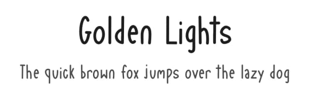 Golden Lights by Phantom Studio — Script Handwritten Font