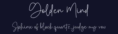 Golden Mind by RantautypeStudio — Script Handwritten Font — thumbnail 2