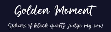 Golden Moment by Graphix Line Studio — Script Handwritten Font — thumbnail 2