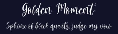 Golden Moment by MJB Letters — Script Handwritten Font — thumbnail 2