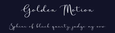 Golden Motion by Allouse Studio — Script Handwritten Font — thumbnail 2