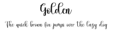 Golden by FreshtypeINK — Script Handwritten Font — thumbnail 1