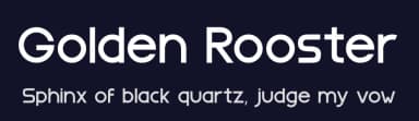 Golden Rooster by Zafira Type — Sans Serif Font — thumbnail 2