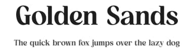 Golden Sands by Letterena Studios — Serif Font — thumbnail 1