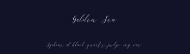 Golden Sea by belovestudio — Script Handwritten Font — thumbnail 2