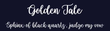 Golden Tale by NanaNissa — Script Handwritten Font — thumbnail 2