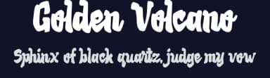 Golden Volcano by Octotype  | Thomas Boucherie — Script Handwritten Font — thumbnail 2