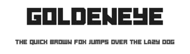 Goldeneye by Vladimir Nikolic — Sans Serif Font — thumbnail 1
