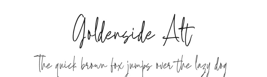 Goldenside Alt by Runsell Studio — Script Handwritten Font