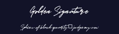 Golden Signature by selawetype — Script Handwritten Font — thumbnail 2