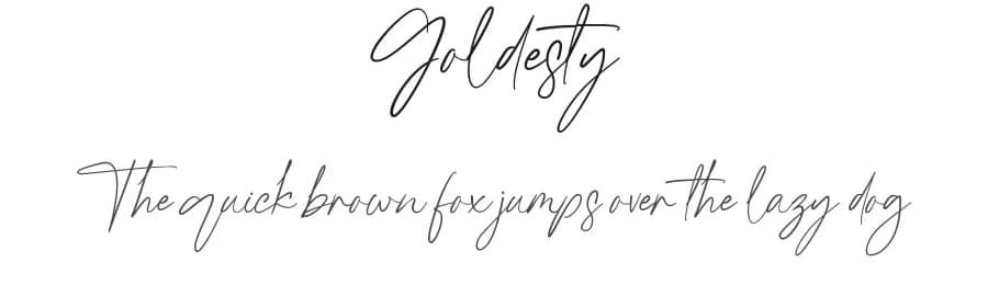 Goldesty by Muwatta Studio — Script Handwritten Font