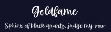Goldfame by Timur Type — Script Handwritten Font — thumbnail 2