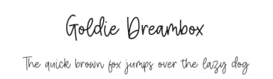 Goldie Dreambox by Balpirick Studio — Script Handwritten Font — thumbnail 1