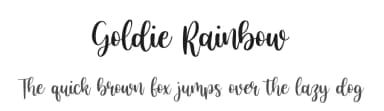 Goldie Rainbow by Balpirick Studio — Script Handwritten Font — thumbnail 1