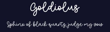 Goldiolus by Allouse Studio — Script Handwritten Font — thumbnail 2