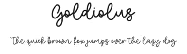 Goldiolus by Allouse Studio — Script Handwritten Font — thumbnail 1