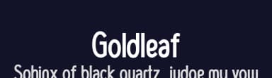 Goldleaf by Billy Argel Fonts ® — Sans Serif Font — thumbnail 2