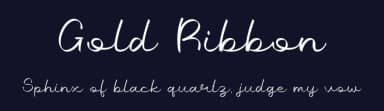 Gold Ribbon by Katario Studio — Script Handwritten Font — thumbnail 2
