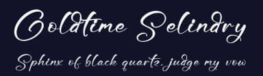 Goldtime Selindry by Letterena Studios — Script Handwritten Font — thumbnail 2