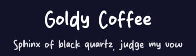 Goldy Coffee by MJType — Script Handwritten Font — thumbnail 2