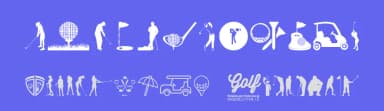 Golf Icons by Woodcutter — Dingbats Font — thumbnail 3